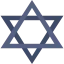 Star of david icon 64x64