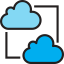 Cloud network icon 64x64