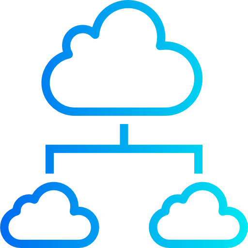 Cloud network icon
