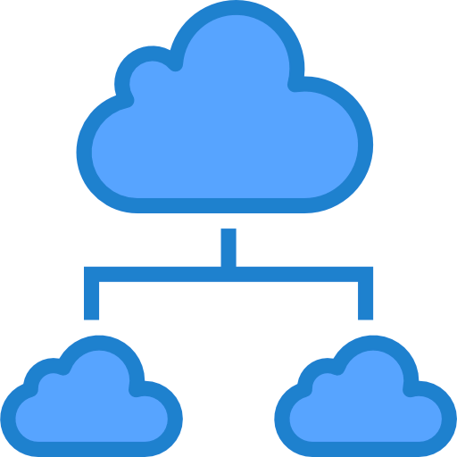 Cloud network ícono