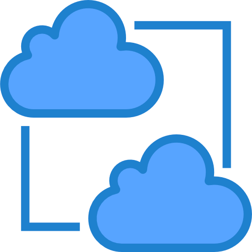 Cloud network icon