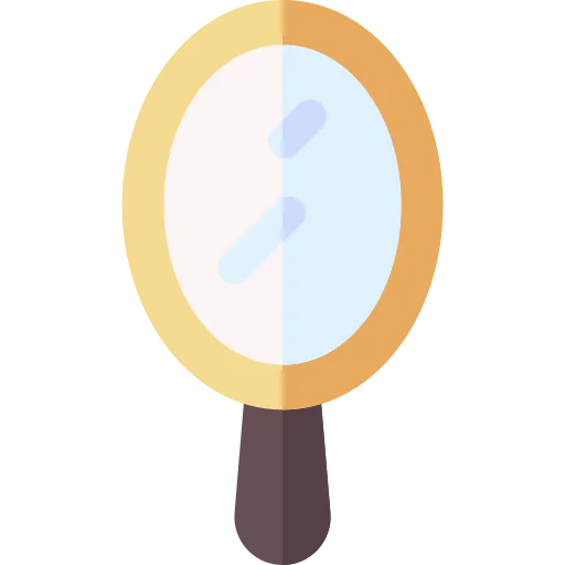 Hand mirror icon