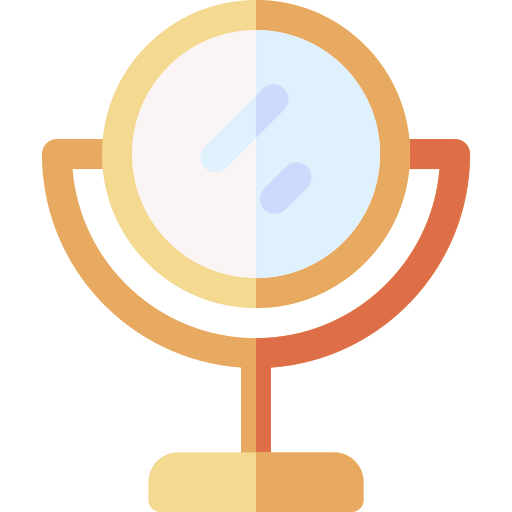 Hand mirror icon