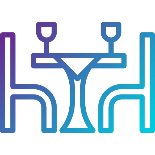 Dining table icon
