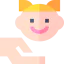 Baby girl icon 64x64