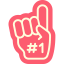 Number one ícono 64x64