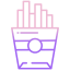 French fries icon 64x64
