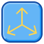 Three arrows icon 64x64