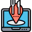 Location pin icon 64x64