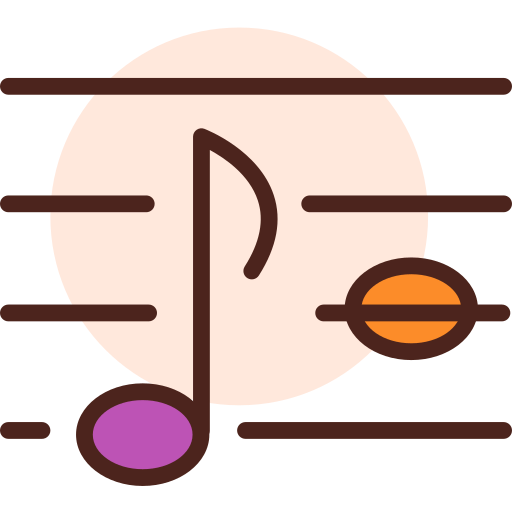 Musical note icon