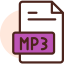 Mp3 file Symbol 64x64