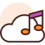 Music cloud icon 64x64