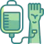 Blood transfusion icon 64x64