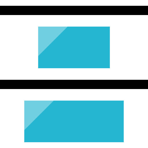 Center alignment icon