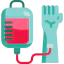 Blood transfusion icon 64x64