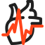 Heart rate icon 64x64