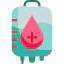 Blood transfusion icon 64x64