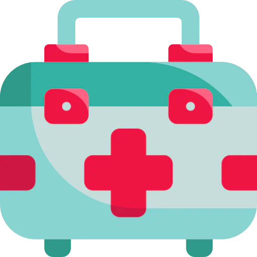 First aid kit icon