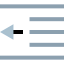 Left indent icon 64x64