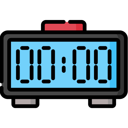 Digital clock Ikona