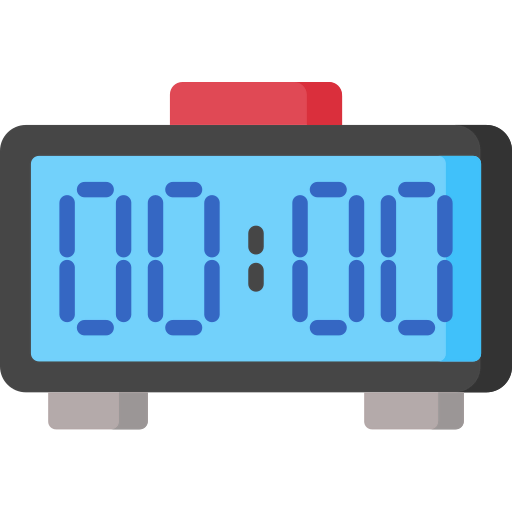 Digital clock icon