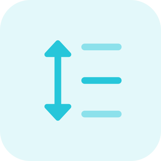 Text spacing icon
