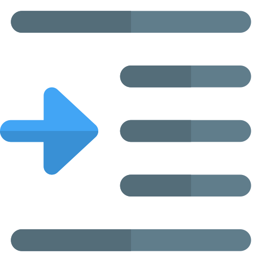 Indent icon