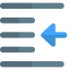Outdent icon 64x64