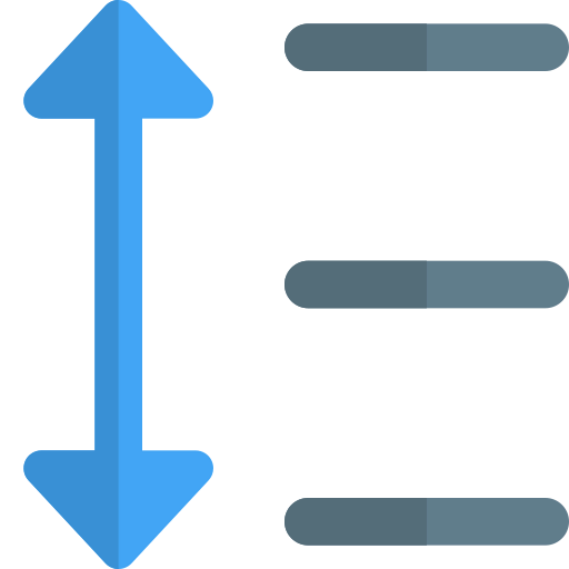 Text spacing icon