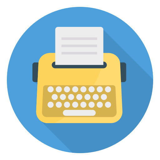 Typewriter icon