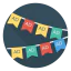 Bunting icon 64x64