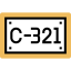 License plate icon 64x64