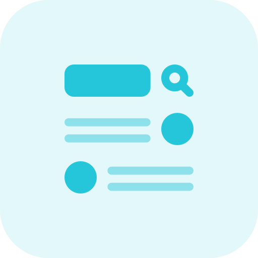 Magnifying icon