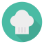 Chef hat icône 64x64