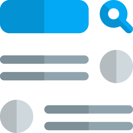 Magnifying icon