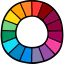 Color wheel icon 64x64