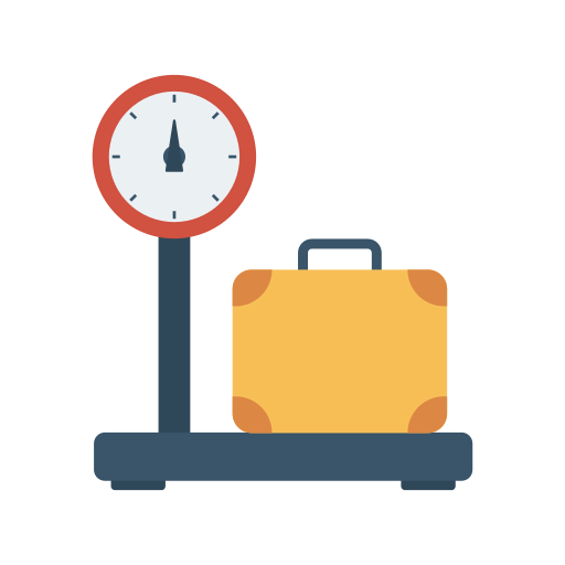 Weight scale icon