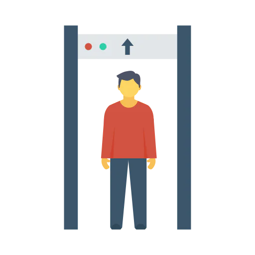 Security gate icon