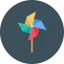 Toy windmill icon 64x64
