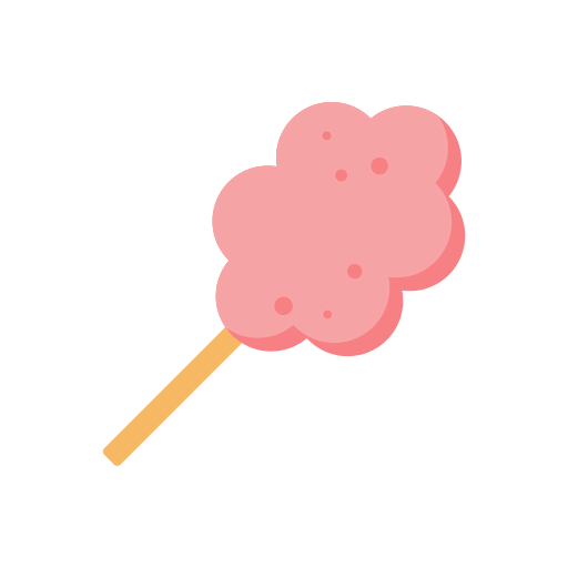 Cotton candy icon