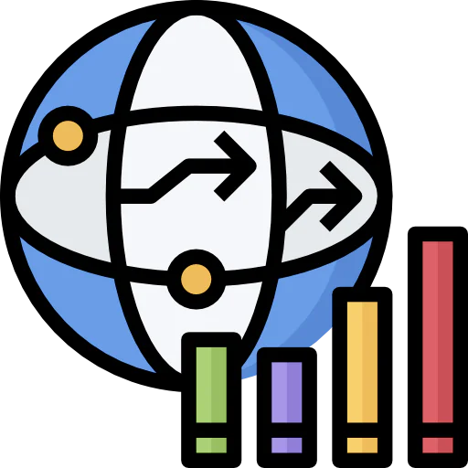 Globe grid icon