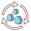 Water cycle icon 64x64