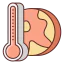 Global warming icon 64x64