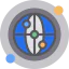 Globe grid icon 64x64