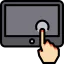 Touch screen icon 64x64