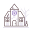 Haunted house icon 64x64
