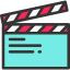 Clapperboard icon 64x64