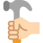 Hammering Symbol 64x64