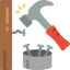 Hammering Symbol 64x64