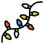 Christmas lights icon 64x64
